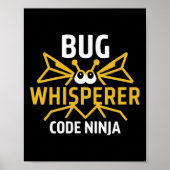 Bug Hunt Kwetsbare jacht Cyberdreiging Bug Bount Poster (Voorkant)