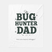 Bug Hunter Dad deken - Beste vader ooit gooien