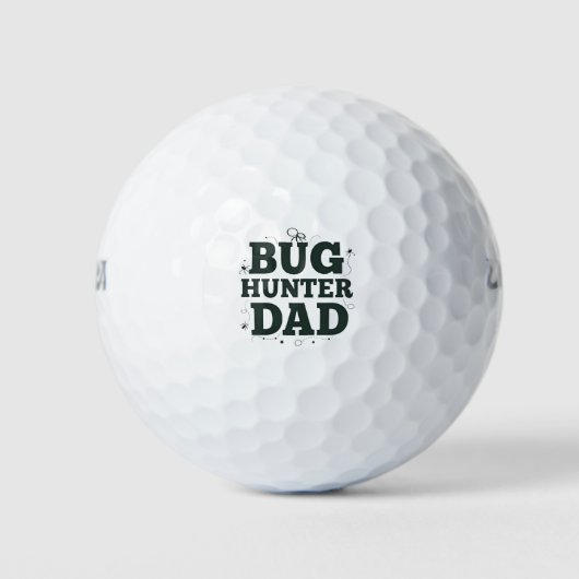 Bug Hunter Dad Golfballen - Grappig Custom Gift (Voorkant)