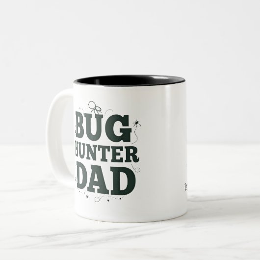 Bug Hunter Dad Mok - Beste vader ooit koffiekopje (Voorkant links)