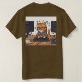 Bug Hunter Kat T-shirt (Design achterkant)