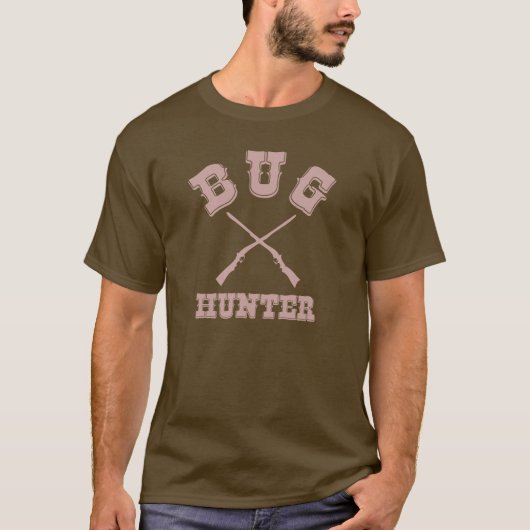 BUG HUNTER - Western -stijltestengineer T-shirt br (Voorkant)