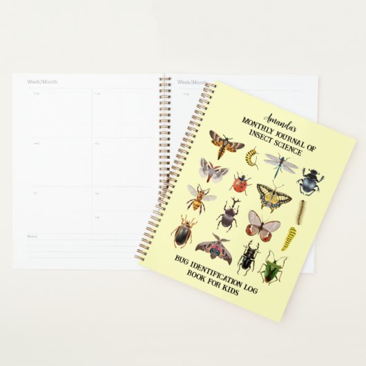 Bug Identificatielogboek voor kinderen Planner (Display)