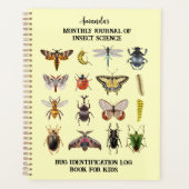 Bug Identificatielogboek voor kinderen Planner (Voorkant)