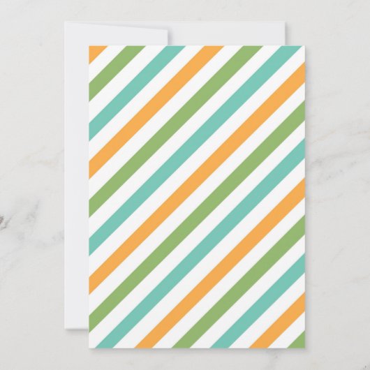 Bug Insect Boy Birthday Invitation Kaart (Achterkant)