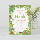 Bug Insect Uitnodiging (Staand voorkant)