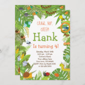 Bug Insect Uitnodiging (Voorkant / Achterkant)