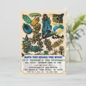 Bug Insect Verjaardag Uitnodiging (Staand voorkant)