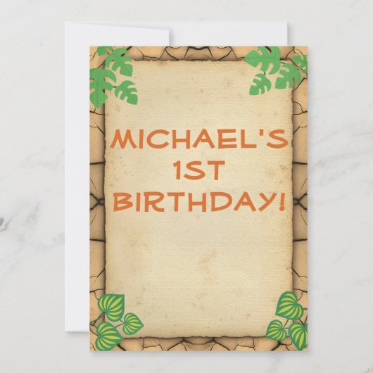 Bug Insect Verjaardagsfeest Uitnodiging Jongen Uit (Achterkant)