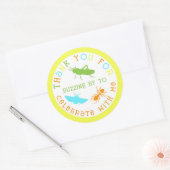 Bug Insect Verjaardagsfeestje Dank u Stickers (Envelop)