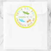 Bug Insect Verjaardagsfeestje Dank u Stickers (Tas)