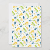 Bug Jar Birthday Party nodigt mensen uit met insec Kaart (Achterkant)