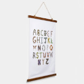 Bug Kinderkamer Decor - Insectenalfabet Hangend Wandkleed (Gebogen)