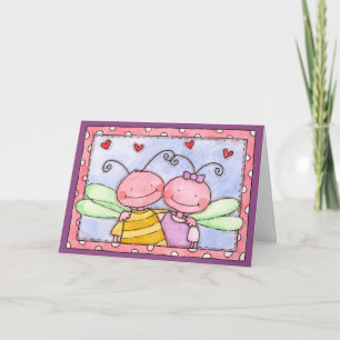Bug Knuffel - Wenskaart Kaart