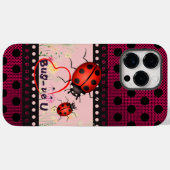 Bug Ladybug Luv Case-Mate iPhone Case (Achterkant (horizontaal))