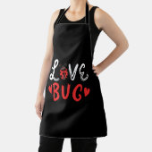 Bug Ladybug Valentijnsdag Liefde Hart 70s Schort (Insitu)