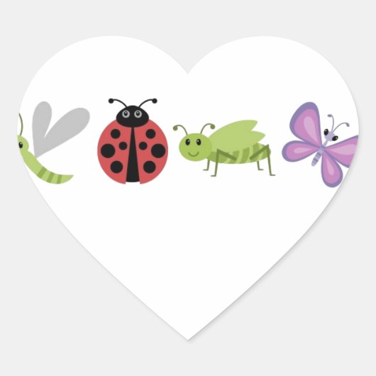 Bug Life Hart Sticker (Voorkant)