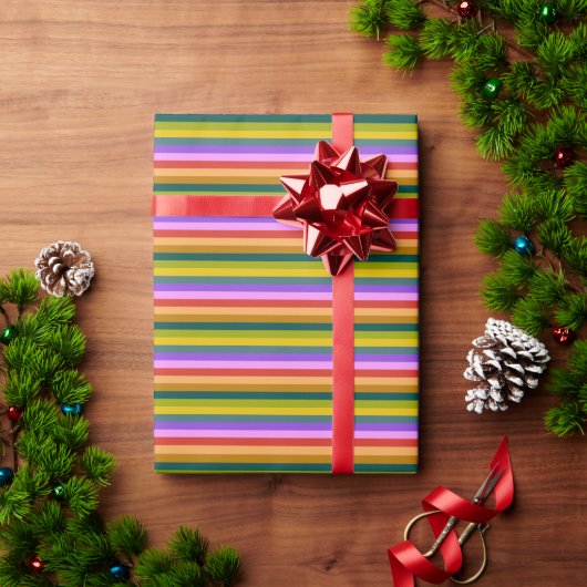 Bug Life Nature Stripe BOS Cadeaupapier (Feestdagen Geschenken)