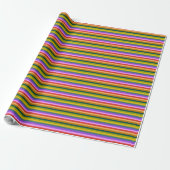 Bug Life Nature Stripe BOS Cadeaupapier (Uitgerold)