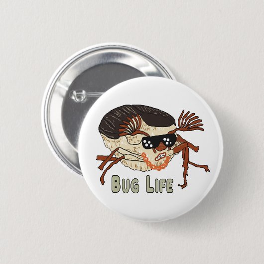 Bug Life Ronde Button 5,7 Cm (Voorkant /achterkant)