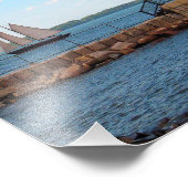 Bug Light Lighthouder Portland Maine Photo Print Foto Afdruk (Hoek)