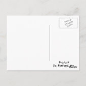 Bug Light Painting Briefkaart (Achterkant)