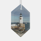 Bug Light Portland Breakwater Glas Ornament (Voorkant Rechts)