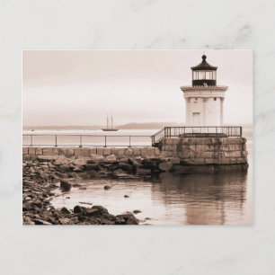 Bug Light, Portland Breakwater Light Briefkaart