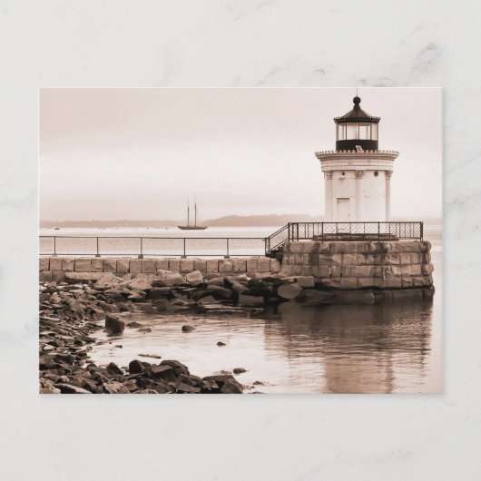 Bug Light, Portland Breakwater Light Briefkaart (Voorkant)
