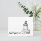 Bug Light Sketch Briefkaart (Staand voorkant)