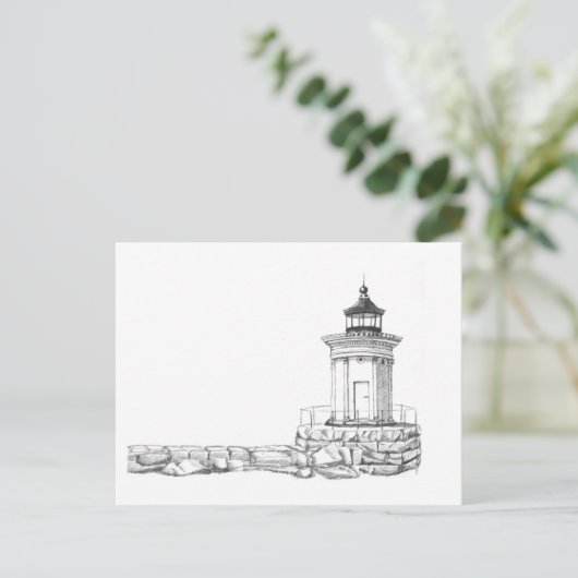 Bug Light Sketch Briefkaart (Staand voorkant)