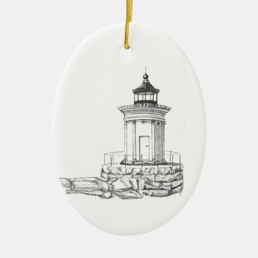 Bug Light Sketch Keramisch Ornament (Voorkant)