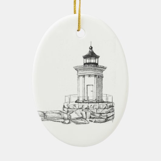 Bug Light Sketch Keramisch Ornament (Achterkant)