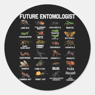 Bug Lover & Insect Enthusiast - Grappige Entomolog Ronde Sticker