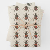 Bug Lover Insect Patroon Alle keren Inpakpapier Vel (In situ)