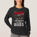 Bug Lover Insects Entomoloog Funny Science T-shirt<br><div class="desc">Bug Lover snijdt de Entomoloog Funny Science. Bug Hunter Natuur Entomology.</div>