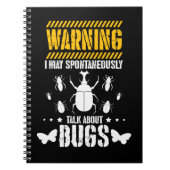 Bug Lover Insects Funny Entomologist Notitieboek (Voorkant)