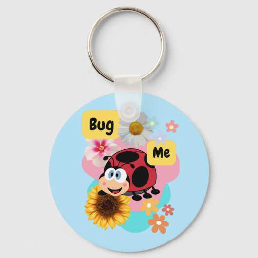 Bug me: lieveheersbeestje sleutelhanger (Voorkant)