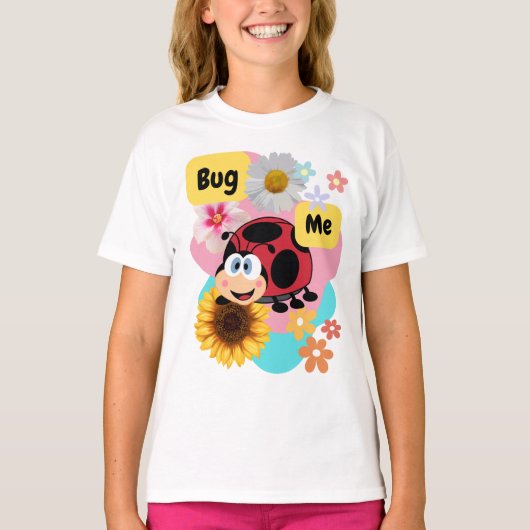 Bug me: lieveheersbeestje t-shirt (Voorkant)