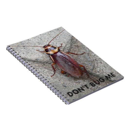 Bug me niet over Cockroach Meme Foto Notitieboek (Rechterzijde)
