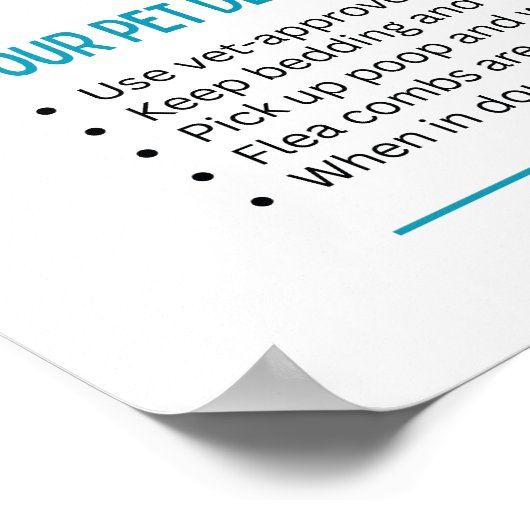 Bug Me Not - A Pet’s Guide to Parasite Frenemies Poster (Hoek)