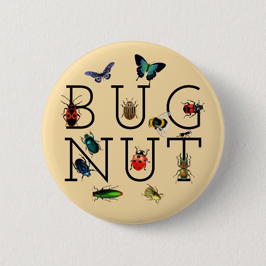 Bug Nut Ronde Button 5,7 Cm (Voorkant)