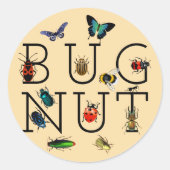Bug Nut Ronde Sticker (Voorkant)