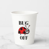 Bug Off Papieren Bekertje Bekers (Voorkant)