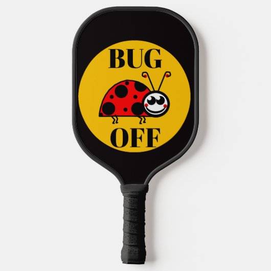 Bug Off Pickleball Paddle (Achterkant)