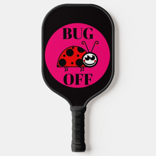 Bug Off Pickleball Paddle (Voorkant)