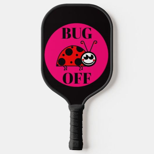 Bug Off Pickleball Paddle (Achterkant)