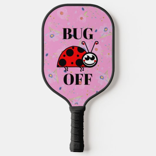 Bug Off Pickleball Paddle (Achterkant)