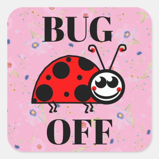 Bug Off Sticker (Voorkant)