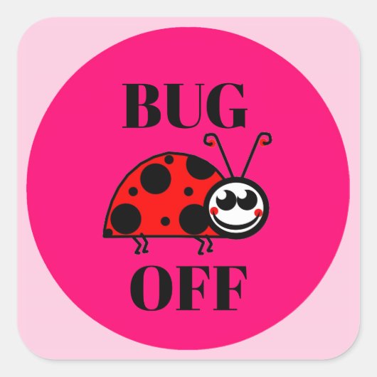 Bug Off Sticker (Voorkant)